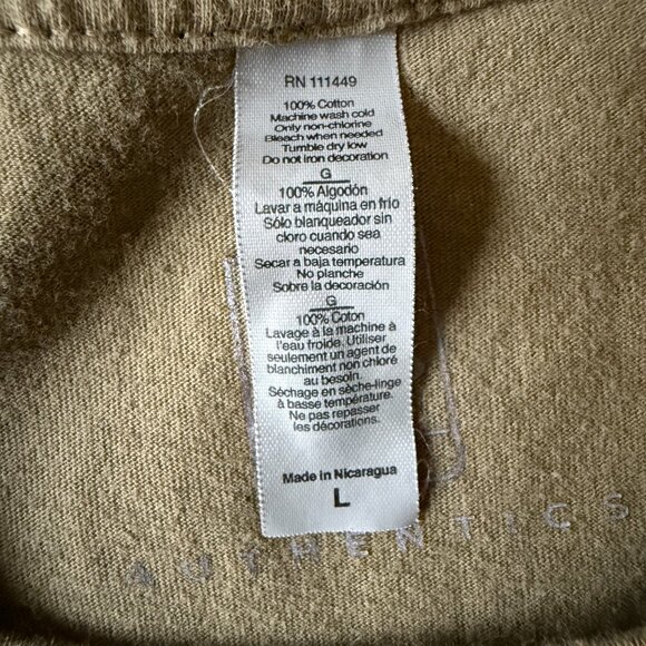 Rodeo National Finals Las Vegas Nevada 2020 Green/Khaki Long Sleeve Men's Large - Picture 2 of 5